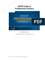 AICPA - Code of Professional Conduct - 2018