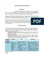 Clases de Documentos Comparativo