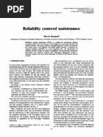 Reliability Centered Maintenance: Marvin Rausand