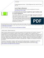 Emotional Pictures Impact Repetitive Sprint Ability Test on Cycle Ergometre (JSS)