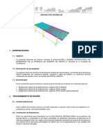 Análisis estructural de pergola de 6 parantes con SAP2000 v20