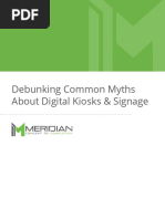 Debunking Common Myths About Digital Kiosks and Signage 