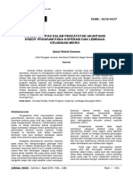 Wahid - Konsep Entitas Dalam Pencatatan Akuntansi Kredit Program Pada Koperasi Dan Lembaga Keuangan Mikro PDF