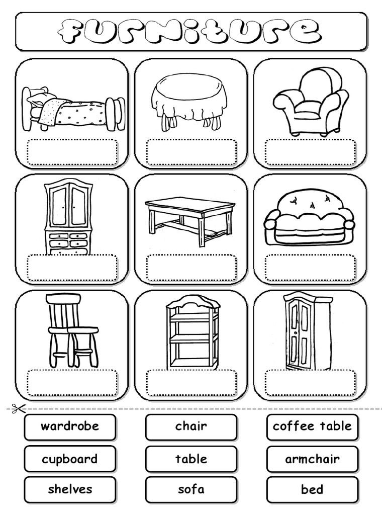 An Inventory List of Common Furniture Items PDF