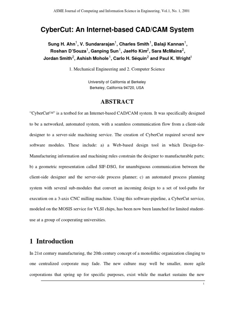 Internet-Based CAD/CAM System Overview | PDF | Computer Aided Design ...