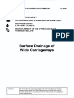 TA 80-99 - Surface Drainage of Wide Carriageways