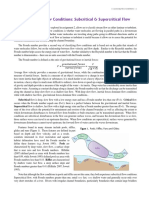 Assessing Flow Conditions: Subcritical & Supercritical Flow