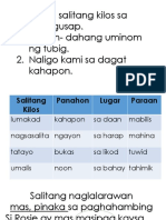 Piliin Ang Salitang Kilos Sa Pangungusap. 1. Dahan-Dahang Uminom NG Tubig. 2. Naligo Kami Sa Dagat Kahapon