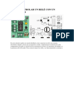 COMO CONTROLAR UN RELÉ CON UN TRANSISTOR