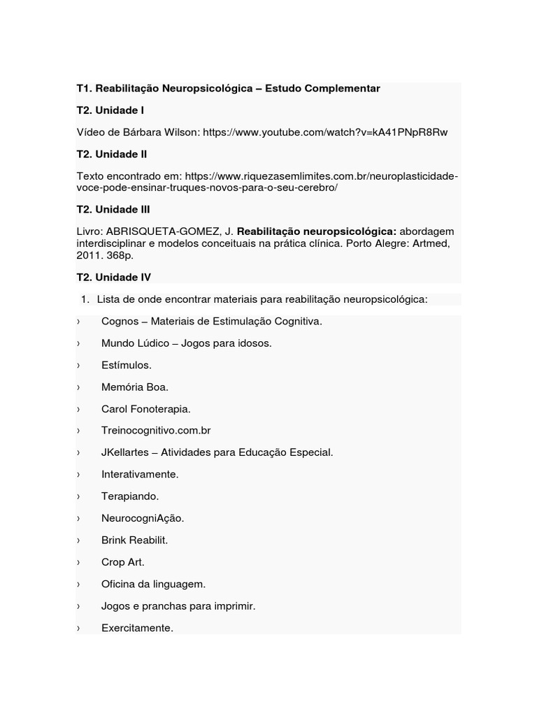 Tecnicas de REAB | PDF
