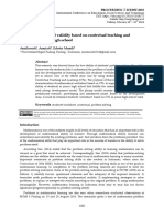Students Worksheet Validity Based On Contextual Teaching and Learning in Junior High School