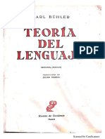 Bühler, K. (1950) - Teoría Del Lenguaje.
