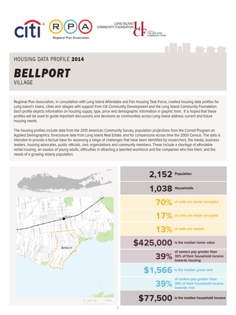 Bellport Housing Data Profile 2014 PDF Section 8 (Housing