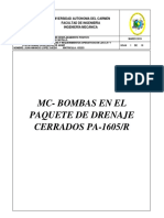 MC-Bombas en el paquete de drenaje cerrados PA-1605/R