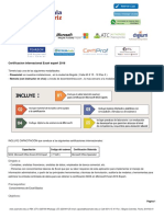 Capacitacion Certificacion Internacional Excel Expert 2016