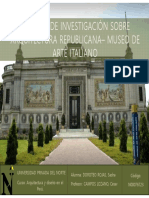 Arquitectura Republicana-Museo de Arte Italiano