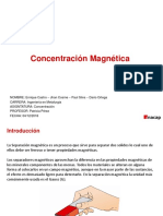 Concentración magnetica