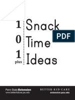 Snack Time Ideas: WWW - Betterkidcare.psu - Edu