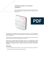 Diferencias Entre Router y Punto de Acceso Inalámbrico Lta