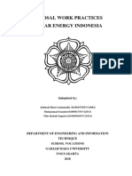 PT Star Energy Indonesia Work Practices Proposal