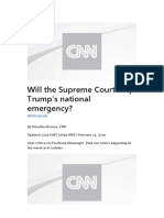 Will The Supreme Court Stop Trump's National Emergency?