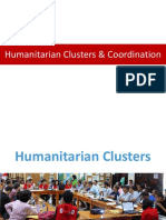 Humanitarian Clusters & Coordination
