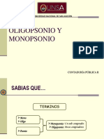 Oligopsonio y Monopsonio1