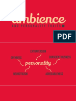 Architectural ambience in correlation with personality traits