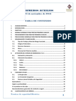 Primeros auxilios: normas y procedimientos básicos