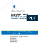Modul Manajemen Public Relations (TM15)