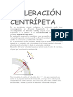 Aceleración Centrípeta