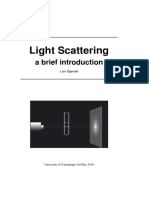 Light Scattering: A Brief Introduction