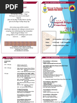 Aturcara Ihtifal Tadika Pdf