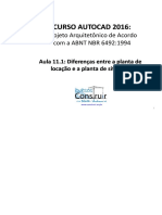 Planta Locação X Planta Situação - Desenho Arquitetônico