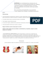 Los Trastornos Alimenticios Son Manifestaciones Extremas de Una Variedad de Preocupaciones Por El Peso y La Comida Experimentados Por Mujeres y Hombres