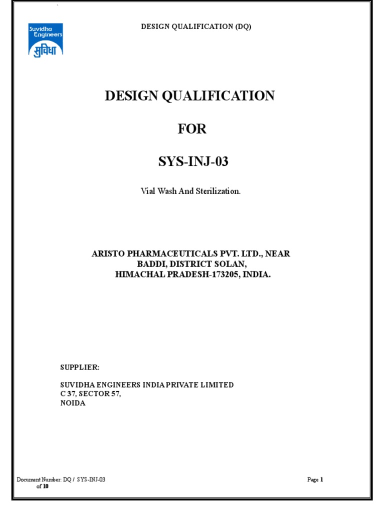 HVAC Design Qualification for Vial Wash | PDF | Duct (Flow) | Hvac