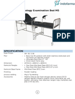 Brosure Catalogue Gynaecology Examination Bed