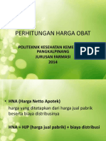 Perhitungan Harga Obat