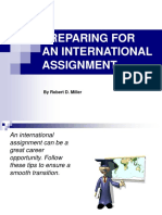 Preparing For An International Assignment: by Robert D. Miller