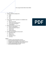 Soal Karakteristik System Memori