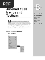 Autocad 2000 Menus and Toolbars