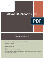 12.0 Managing Capacity