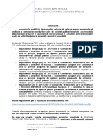 NOTIFICARE ANAP 21dec2017-Modificare Praguri de Proceduri 2018 PDF