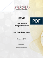 Budget Execution User Manual v2.0 PDF