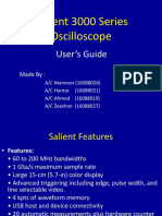 Agilent 3000 Series Oscilloscope: User's Guide