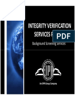 Integrity Verification Services PVT LTD