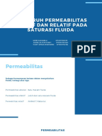 Pengaruh Permeabilitas Efektif Dan Relatif Pada Saturasi Fluida