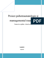 Proiect Psihotraumatologie