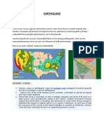 Earthquake Risk and Seismic Codes