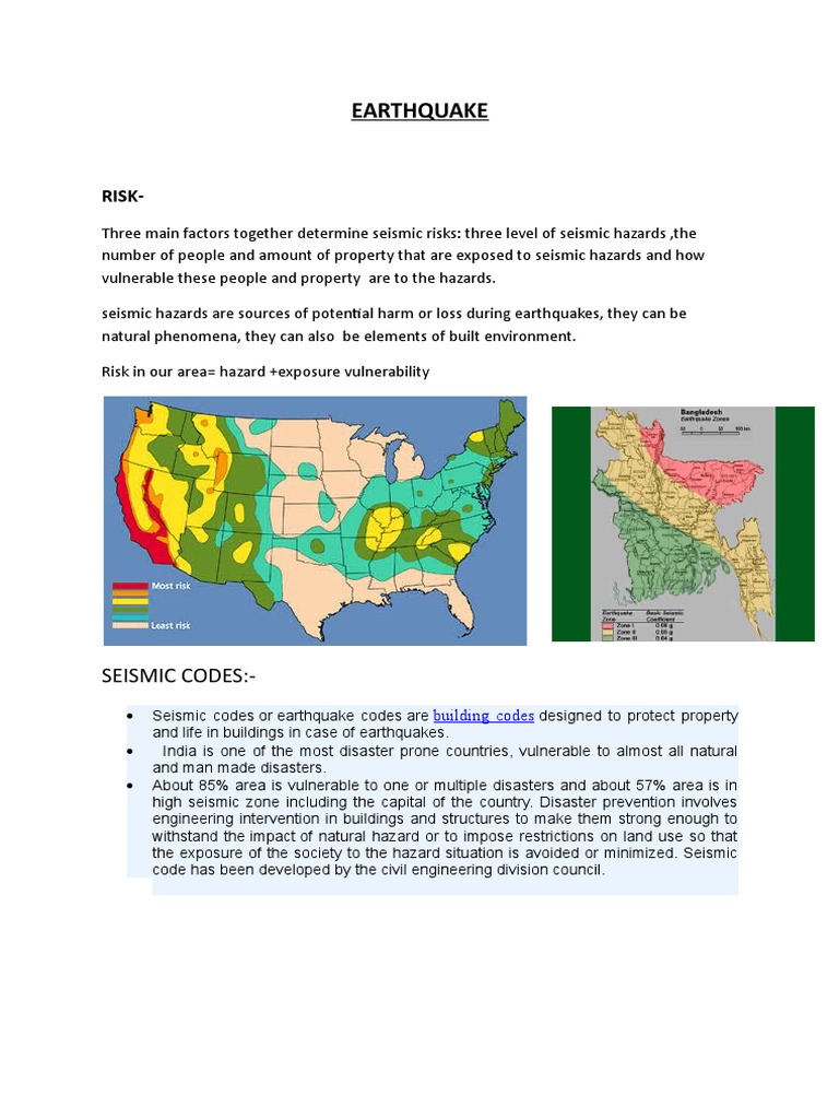 Earthquake Risk and Seismic Codes | PDF | Earthquakes | Moment ...